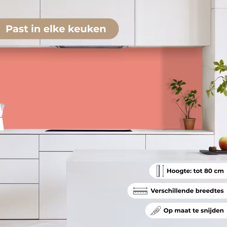 Coral - Reef - Rood keuken achterwand 2 middel 871 -sfeer4_NL