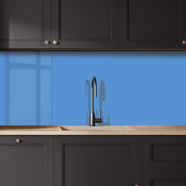 Cornflower - Blue - Blauw keuken achterwand 2 middel 871 -sfeer1