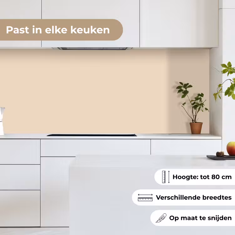 Cream - Nude - Neutraal keuken achterwand 2 middel 871 -sfeer4_NL