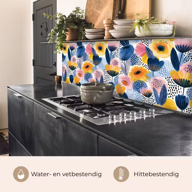 Creatief - Patroon - Kleurrijk keuken achterwand 2 middel 871 -usp_NL