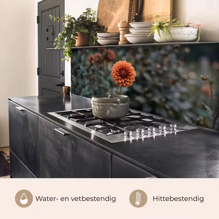 Dahlia - Bloem - Natuur - Sfeervol keuken achterwand 2 middel -usp_NL