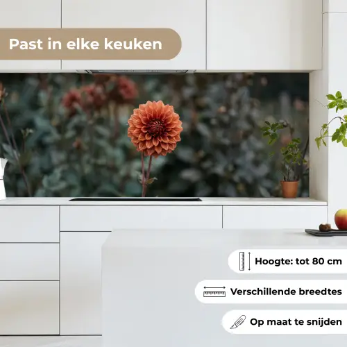 Dahlia - Bloem - Natuur - Sfeervol keuken achterwand 2 middel -sfeer4_NL