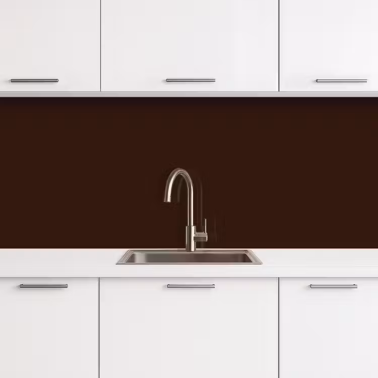Dark - Chocolate - Bruin keuken achterwand 2 middel 871 -3d