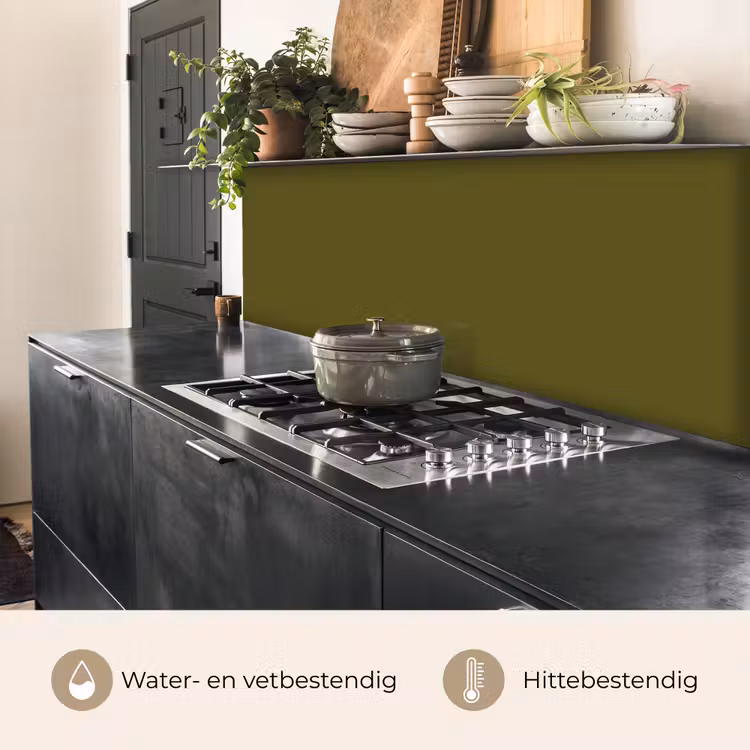 Dark - Olive - Groen keuken achterwand 2 middel 871 -usp_NL