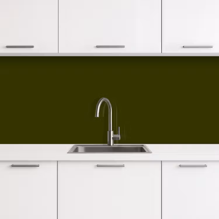 Dark - Olive - Groen keuken achterwand 2 middel 871 -3d