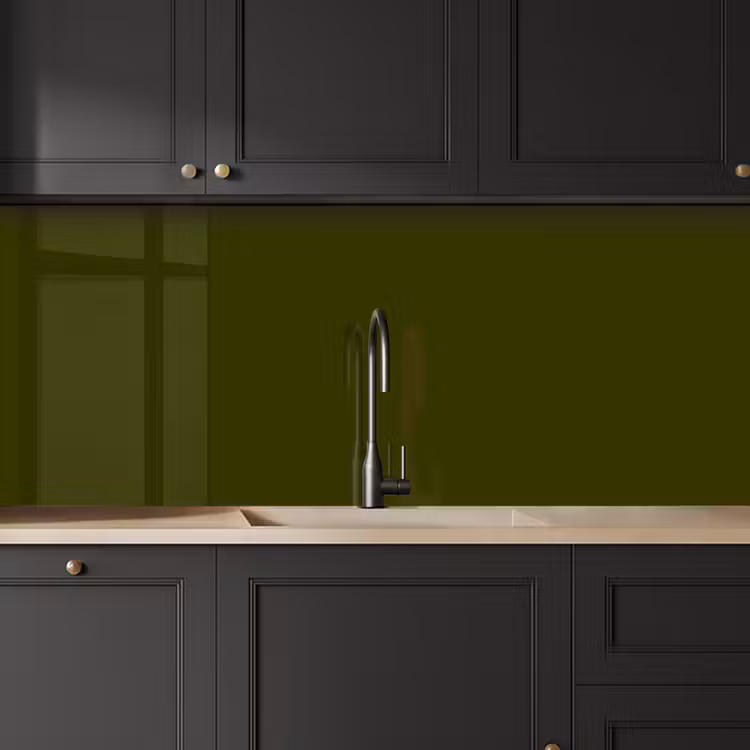 Dark - Olive - Groen keuken achterwand 2 middel 871 -sfeer1