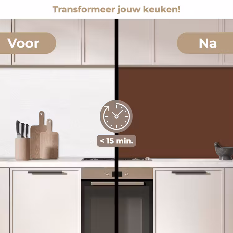 Deep - Clay - Brown - Bruin keuken achterwand 2 middel 871 -voor-na2_NL