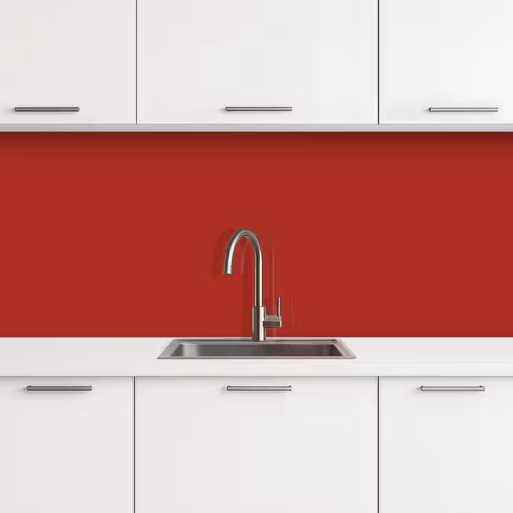 Deep - Crimson - Rood keuken achterwand 2 middel 871 -3d