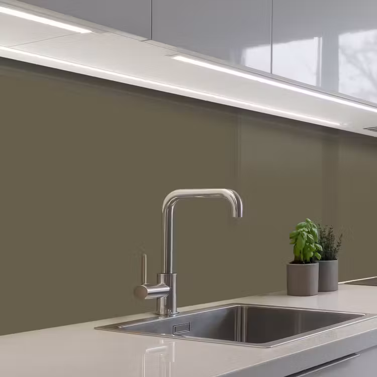 Deep - Khaki - Groen keuken achterwand 2 middel 871 -3d_schuin