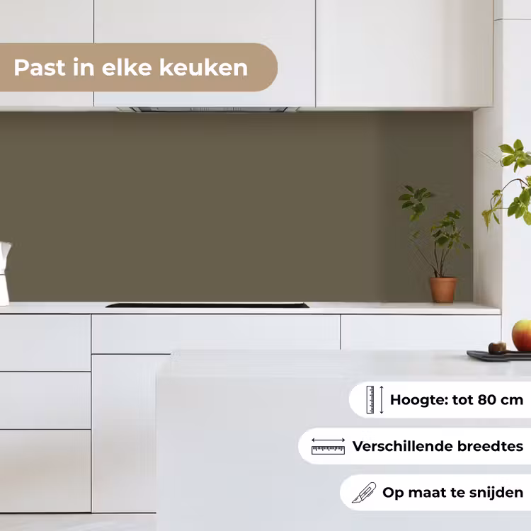 Deep - Khaki - Groen keuken achterwand 2 middel 871 -sfeer4_NL