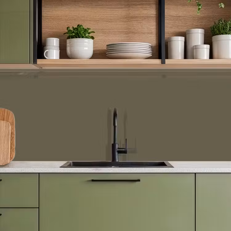 Deep - Khaki - Groen keuken achterwand 2 middel 871 -sfeer3