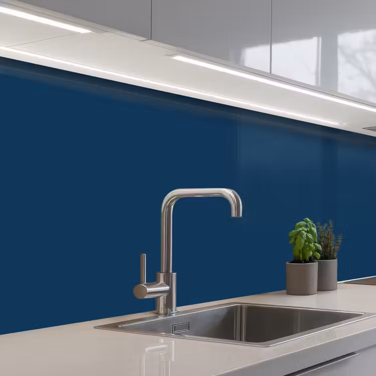 Deep - Ocean - Blauw keuken achterwand 2 middel 871 -3d_schuin