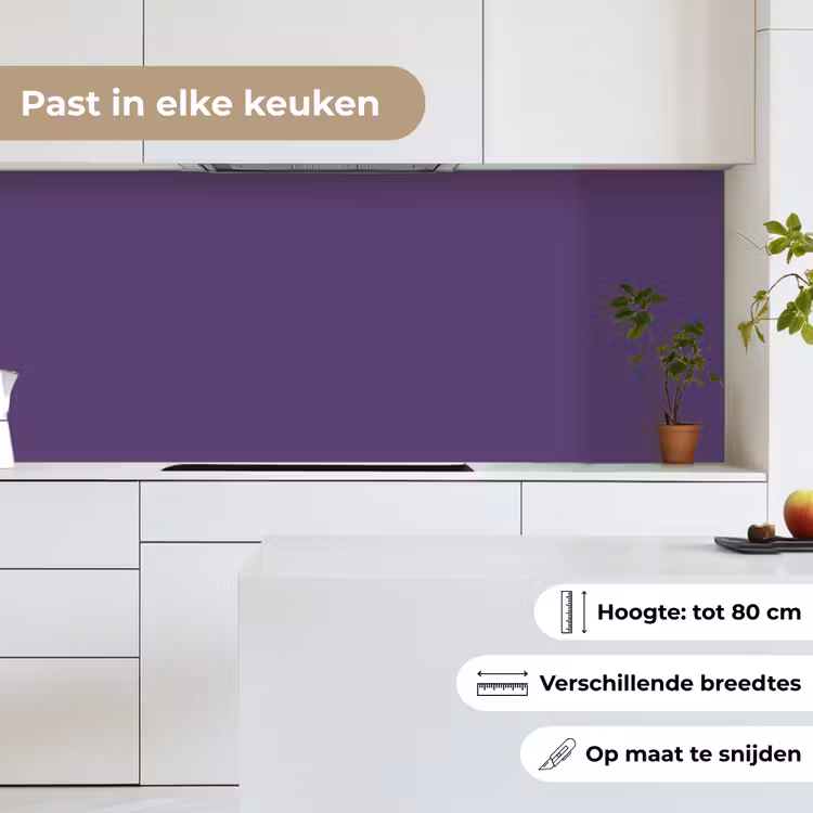 Deep - Plum - Paars keuken achterwand 2 middel 871 -sfeer4_NL