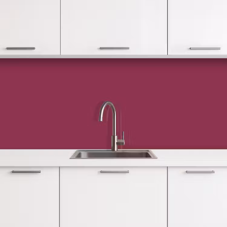 Deep - Rasberry - Rood keuken achterwand 2 middel 871 -3d