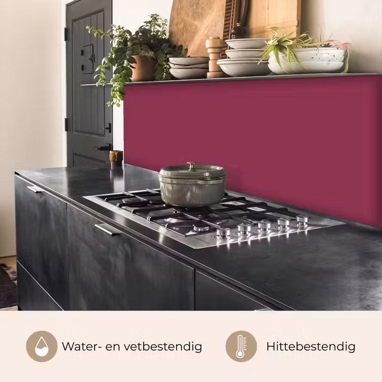 Deep - Rasberry - Rood keuken achterwand 2 middel 871 -usp_NL