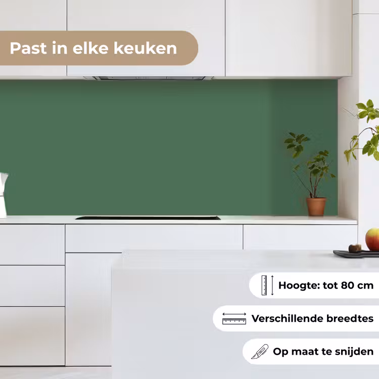 Deep - Sagewood - Groen keuken achterwand 2 middel 871 -sfeer4_NL