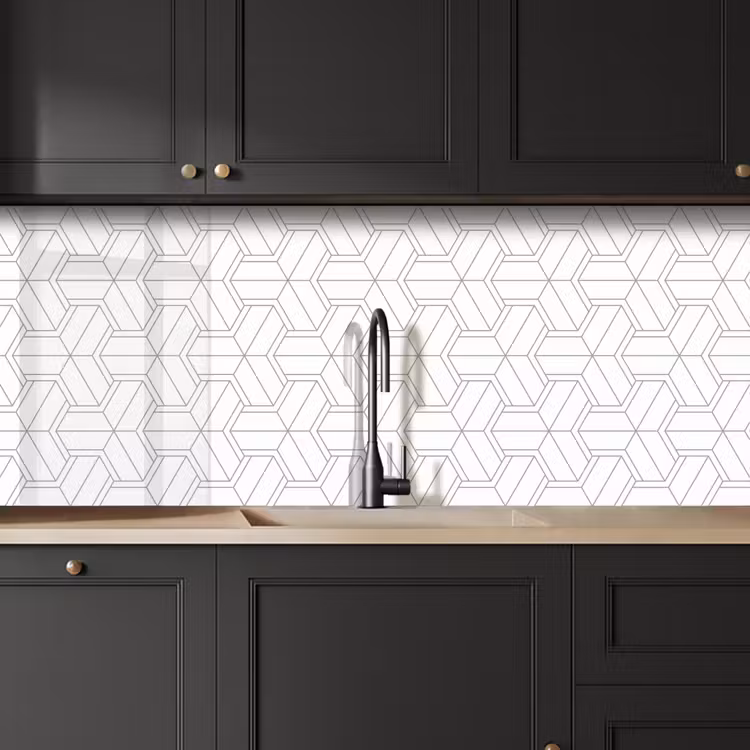 Design - Geometrie - Patroon - Lijn keuken achterwand 2 middel 871 -sfeer1