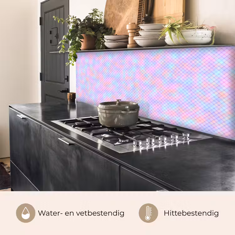 Design - Geometrie - Roze keuken achterwand 2 middel 871 -usp_NL
