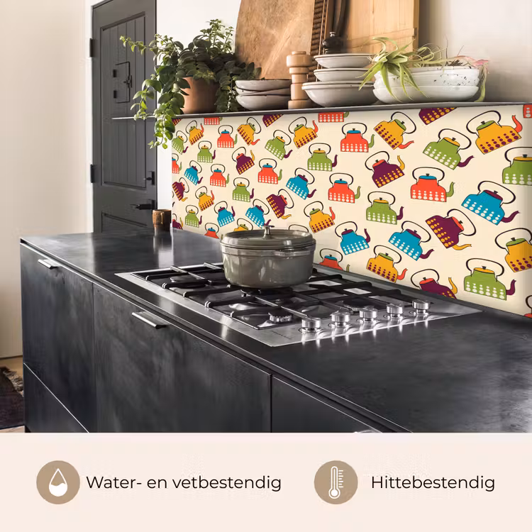 Design - Retro - Theepot - Kleuren keuken achterwand 2 middel 871 -usp_NL