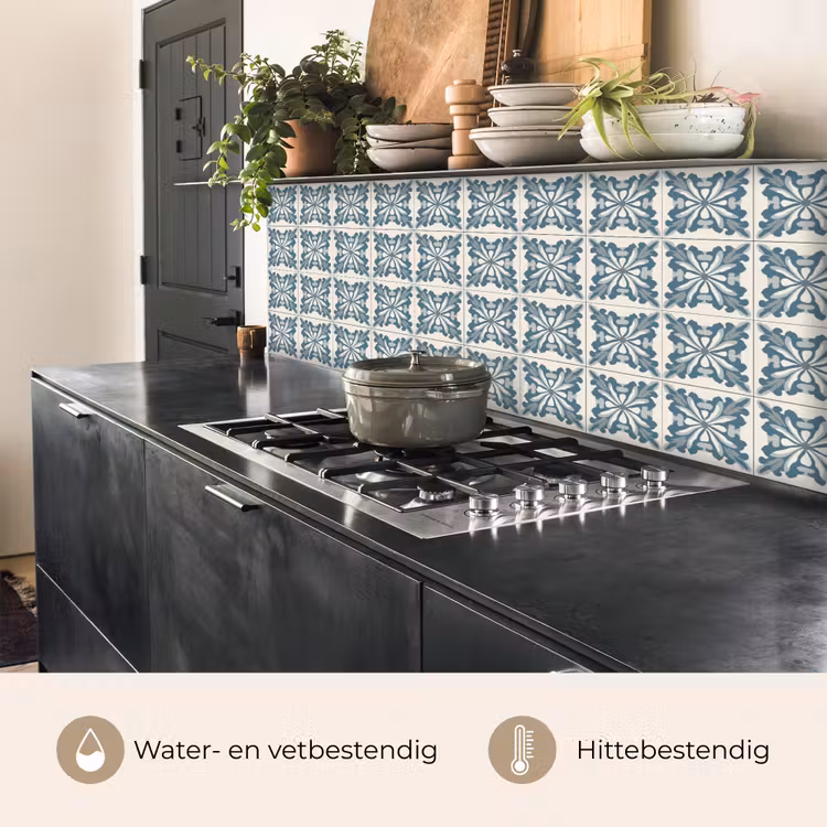 Dessin - Tegel - Blauw keuken achterwand 2 middel 871 -usp_NL