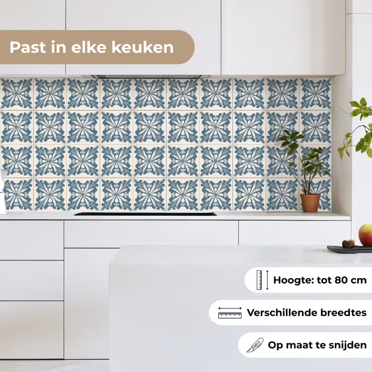 Dessin - Tegel - Blauw keuken achterwand 2 middel 871 -sfeer4_NL