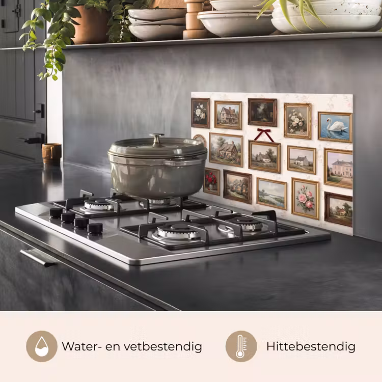 Dier - Kat - Portret - Klassiek keuken achterwand spatscherm klein -usp_NL