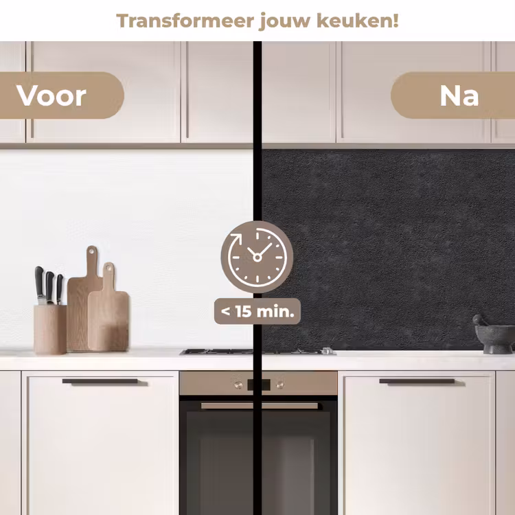 Donkergrijs - Asfaltstructuur - Ruw keuken achterwand 2 middel 871 -3d_schuin