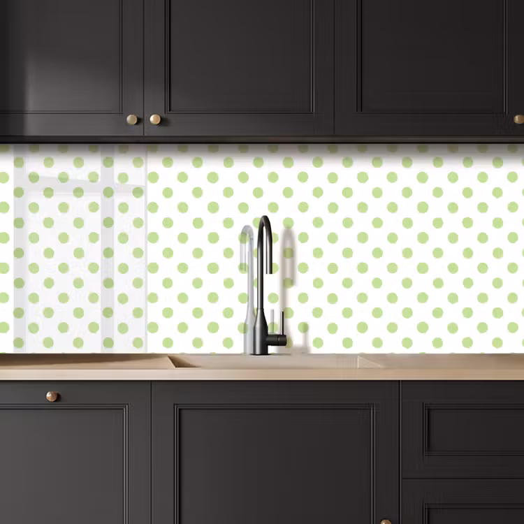 Dots - Klassiek - Groen keuken achterwand 2 middel 871 -sfeer1