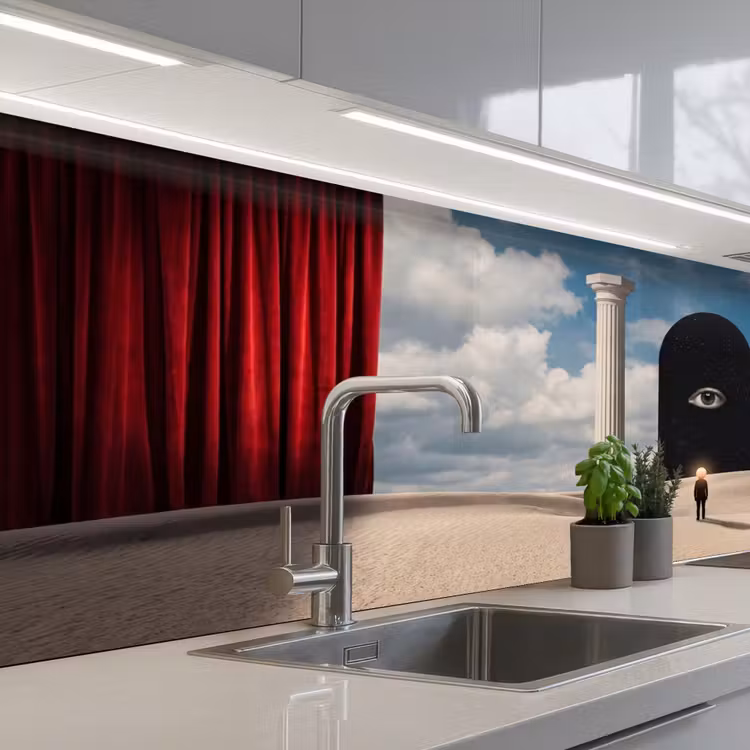 Keuken achterwand - Droom - Woestijn - Oog - Droom - Woestijn - Oog keuken achterwand 2 middel