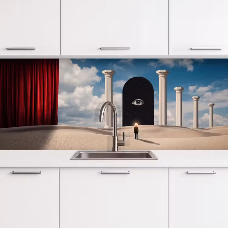 Keuken achterwand - Droom - Woestijn - Oog - Droom - Woestijn - Oog keuken achterwand 2 middel