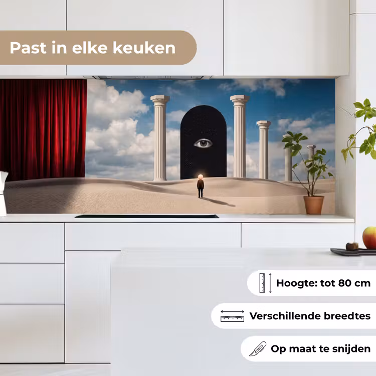 Keuken achterwand - Droom - Woestijn - Oog - Droom - Woestijn - Oog keuken achterwand 2 middel