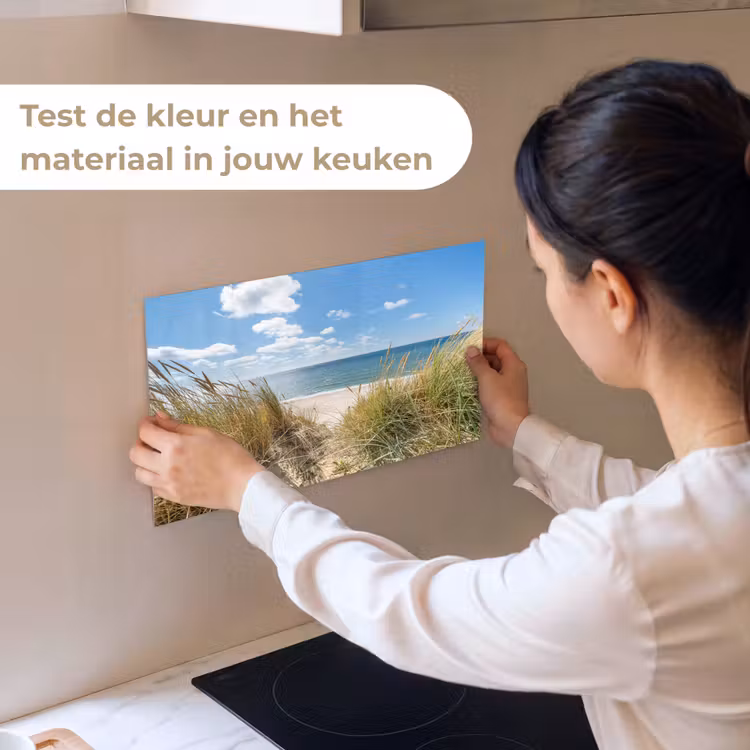 Duin - Gras - Zee - Strand keuken achterwand sample klein -USP_sampleNL