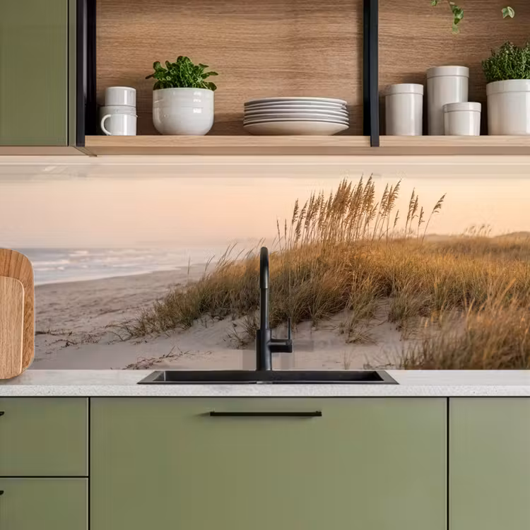 Duinlandschap - Zonsondergang - Strand keuken achterwand 2 middel -sfeer3