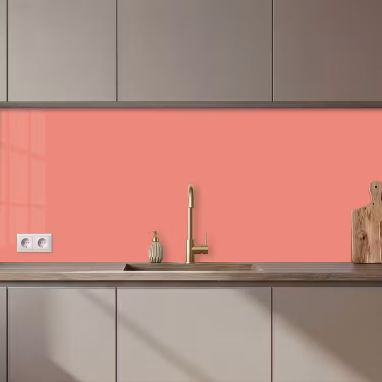 Dusty - Peach - Koraal keuken achterwand 2 middel 871 zz_3dshopping