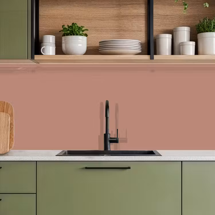 Earthy - Blusher - Roze keuken achterwand 2 middel 871 -sfeer3
