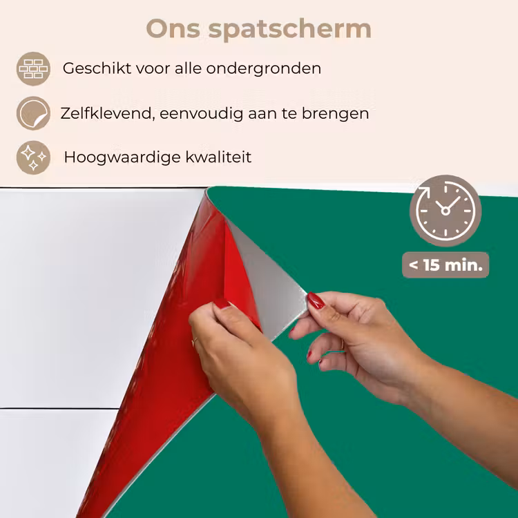 Eeuwige Esmeralda keuken achterwand spatscherm klein -spatscherm_NL