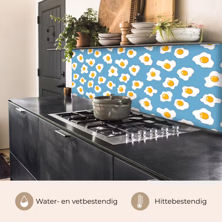 Eieren - Dooiers - Blauw keuken achterwand 2 middel 871 -usp_NL