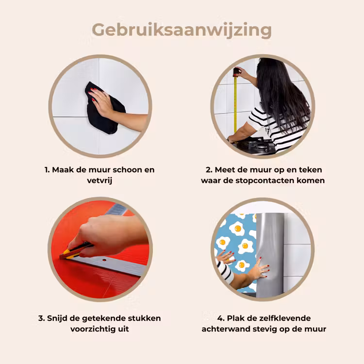 Eieren - Dooiers - Blauw keuken achterwand 2 middel 871 -gebruiksaanwijzing_NL