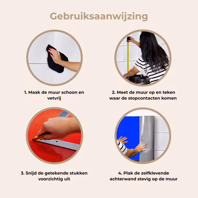 Electric - Blue - Blauw keuken achterwand 2 middel 871 -gebruiksaanwijzing_NL