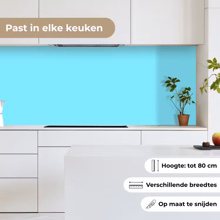 Electric - Cyan - Blauw keuken achterwand 2 middel 871 -sfeer4_NL