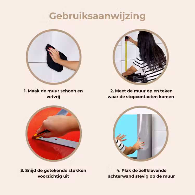 Electric - Cyan - Blauw keuken achterwand 2 middel 871 -gebruiksaanwijzing_NL