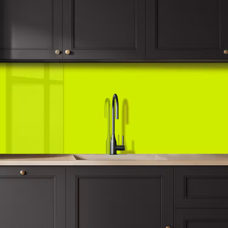 Electric - Lemon - Geel keuken achterwand 2 middel 871 -sfeer1