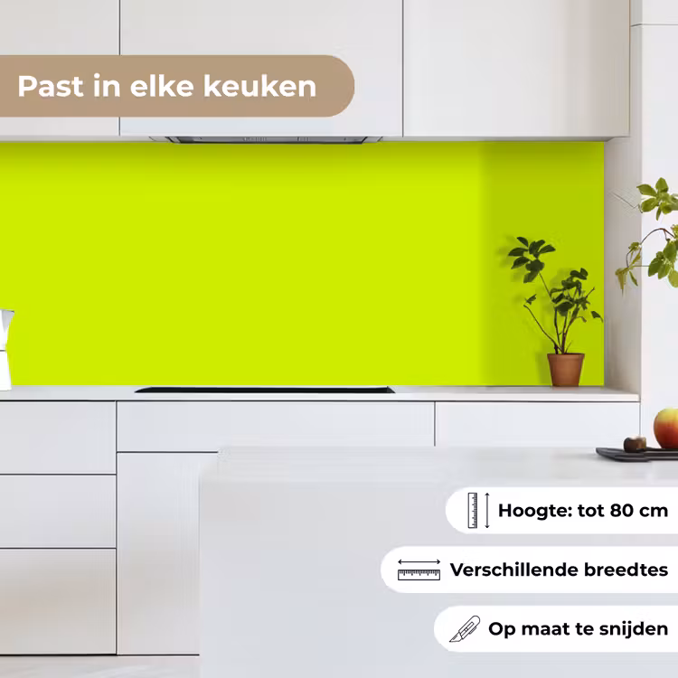 Electric - Lemon - Geel keuken achterwand 2 middel 871 -sfeer4_NL