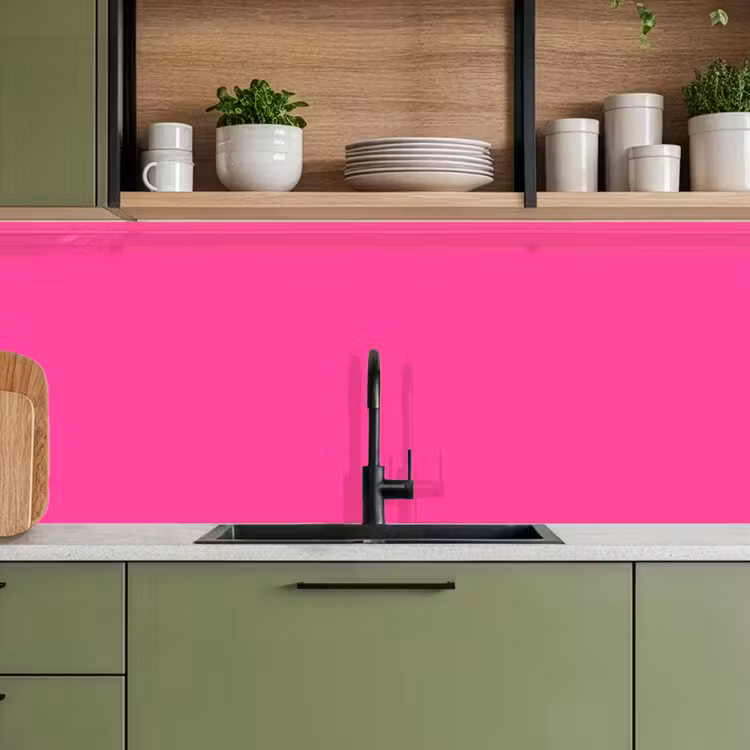 Electric - Magenta - Roze keuken achterwand 2 middel 871 -sfeer3