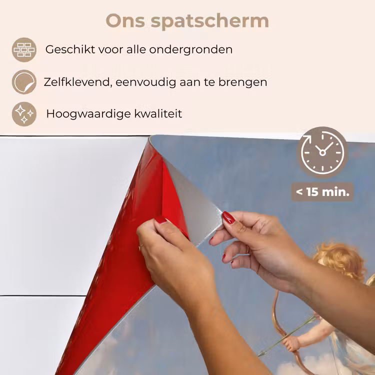 Engel - Pijl en boog - Mythologie - Klassiek keuken achterwand spatscherm klein -spatscherm_NL