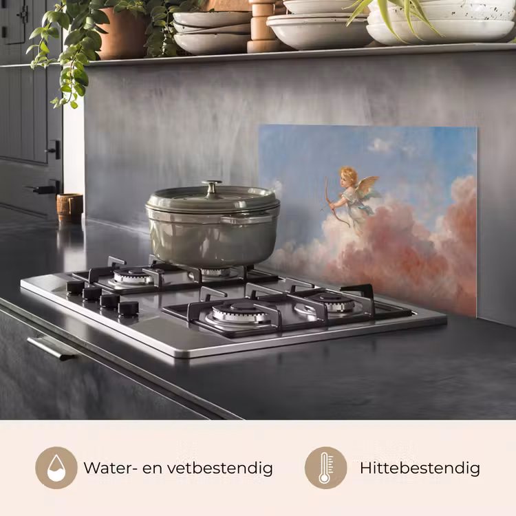 Engel - Pijl en boog - Mythologie - Klassiek keuken achterwand spatscherm klein -usp_NL