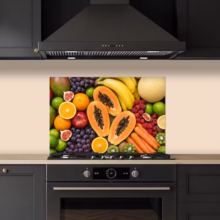 Eten - Fruit - Groenten - Vers - Kleurrijk keuken achterwand spatscherm klein -sfeer1