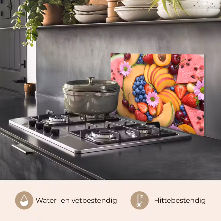 Eten - Fruit - Zomer - Kleurrijk keuken achterwand spatscherm klein -usp_NL