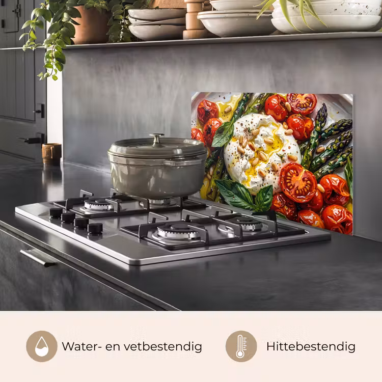 Eten - Groenten - Kaas - Modern - Vers keuken achterwand spatscherm klein -usp_NL