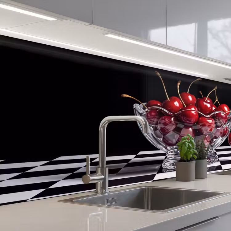Keuken achterwand - Eten - Kersen - Rood - Eten - Kersen - Rood keuken achterwand 2 middel